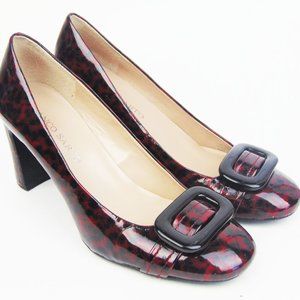 Franco Sarto Women Velera Animal Print Heel SZ 7.5